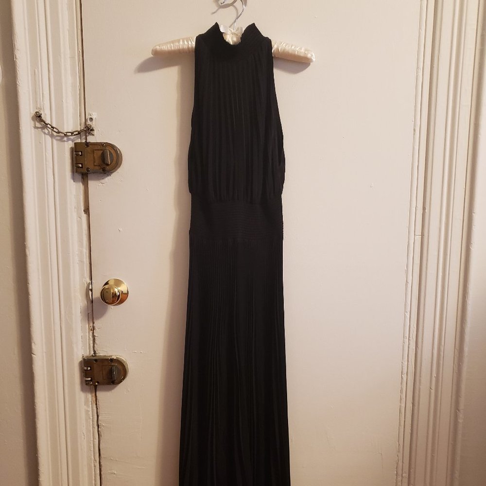 A.L.C. BLACK PLEATED DRESS